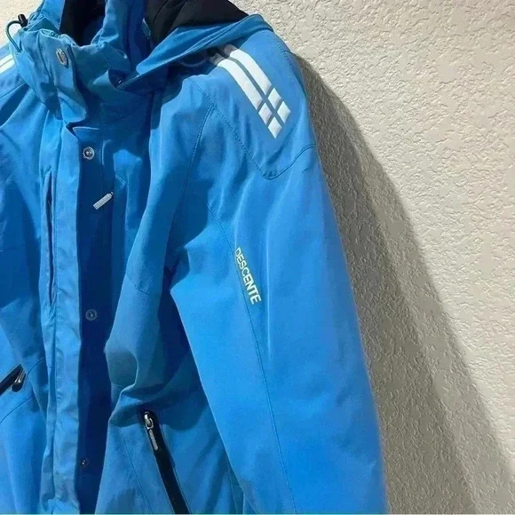 Descente Ski Snow Snowboarding Jacket Coat Blue Wm Size 10 D9-9616 Titan Thermo